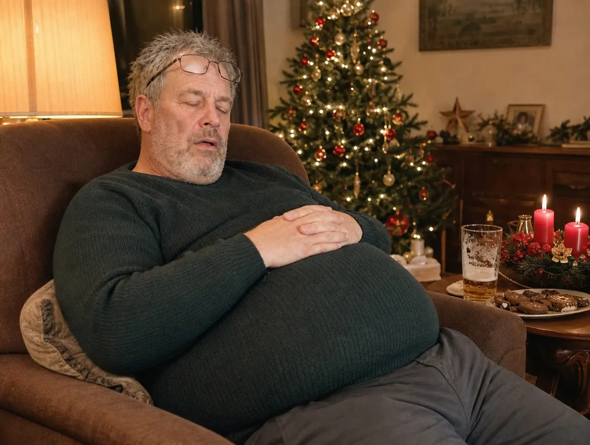 Christmas in the recliner
